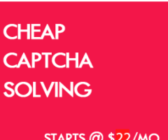 Cheap CAPTCHA Recognition and Solving Service